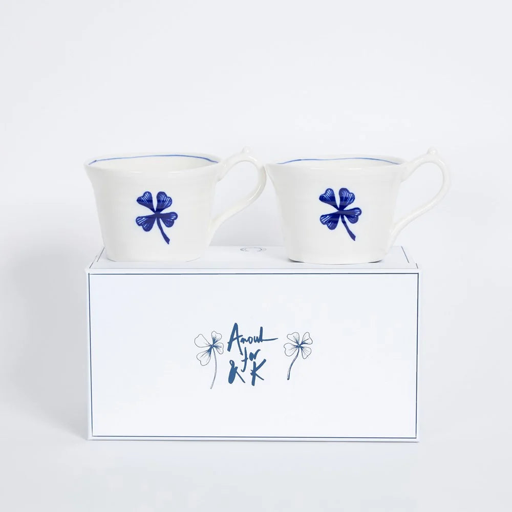 ANOUK Set of 2 Large Clover Cups - Gift Box