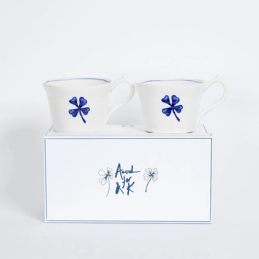 ANOUK Set of 2 Large Clover Cups - Gift Box
