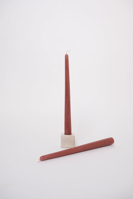 Dinner taper set Mauve