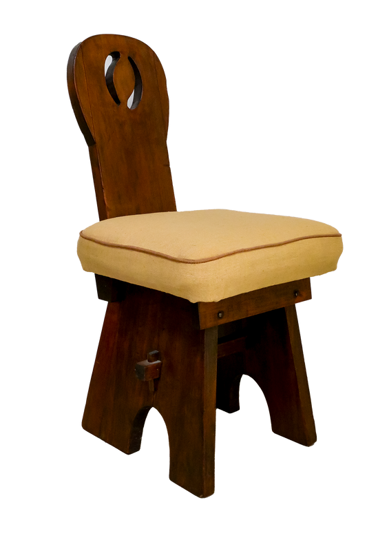 Antique Church Chairs  (Sold as Pair)