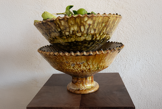 Tamegroute Footed Bowl