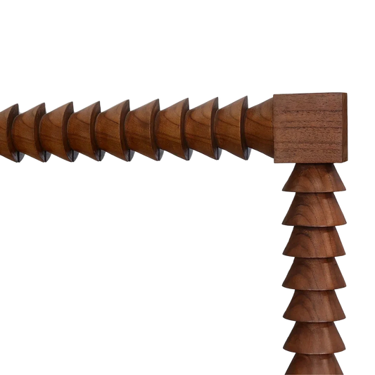 Trove Geo Mirror - Chestnut