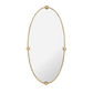 Phyllis Oval Mirror with Ball Detail