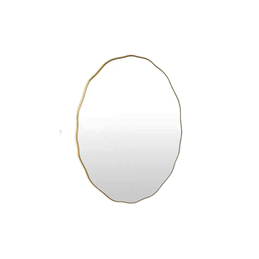 Wave Oval Mirror