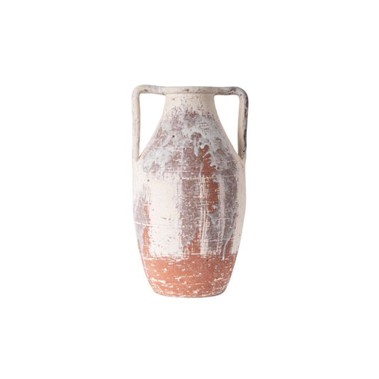 Glacier Terracotta Urn