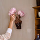 Simon Wall-Mounted Vase Framboise