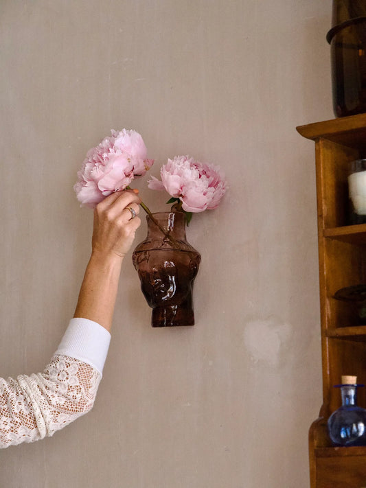 Simon Wall-Mounted Vase Framboise