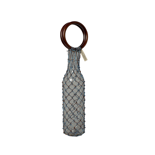 0/0 Wine Bag - Blue/Brown