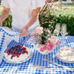Blue Gingham Food Cover