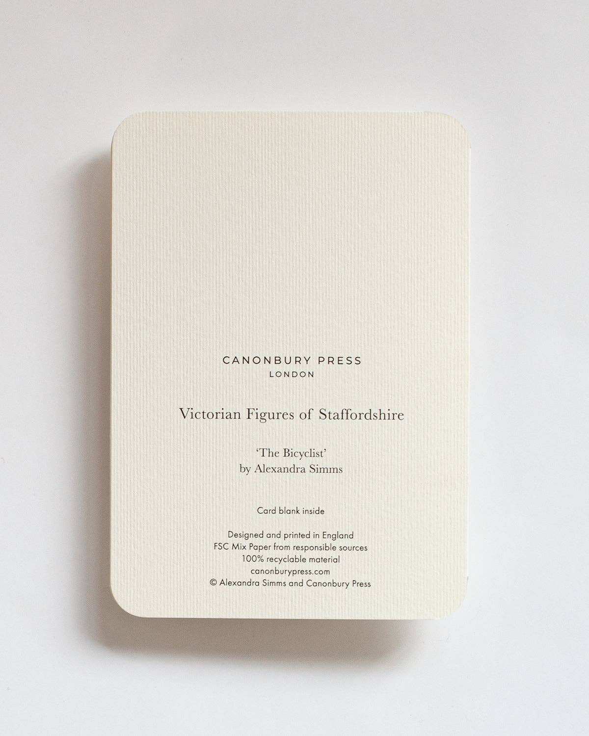 The Bicyclist Greeting Card | Birthday Card | Luxury Cards
