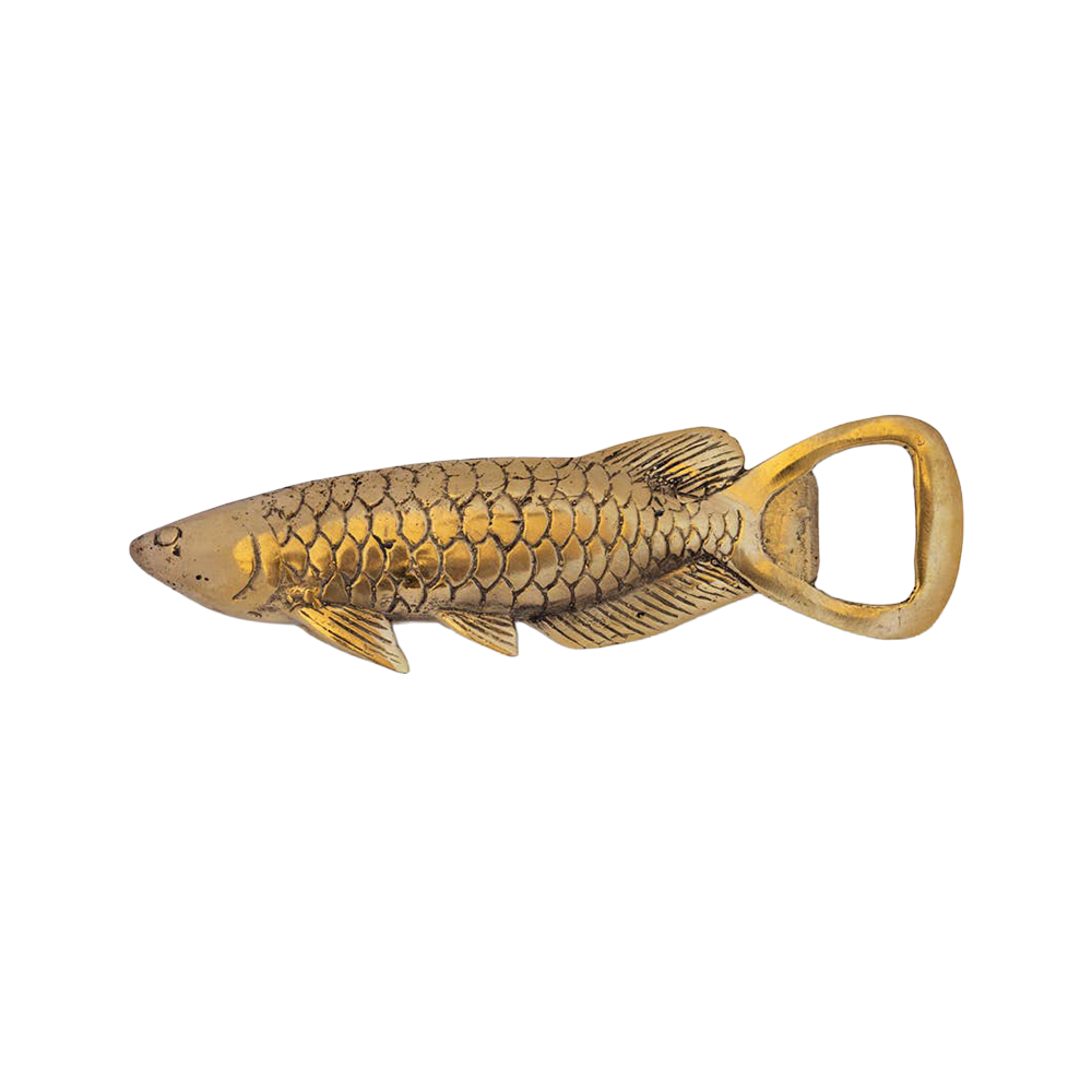 Mahe Brass Fish Bottle Opener, Rasbora