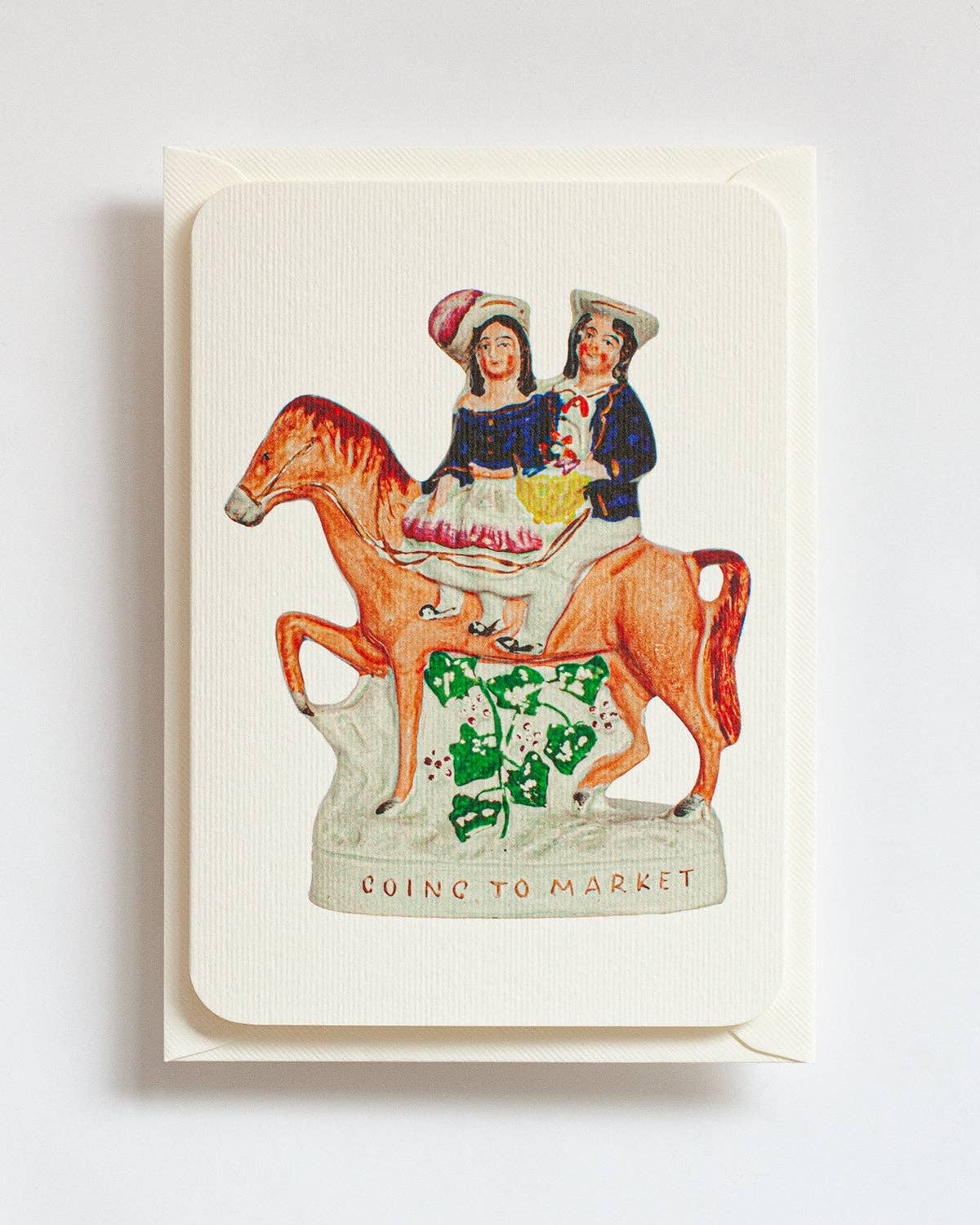 Going to Market Greeting Card | Birthday Card | Luxury Cards