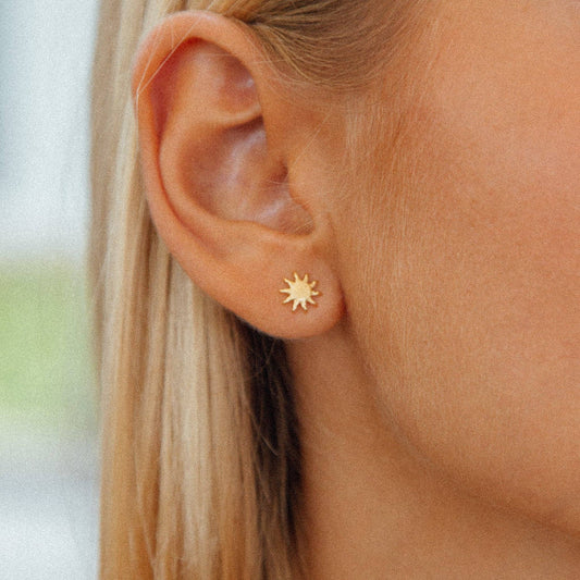 Cala Stud Earrings | Jewelry Gold Gift Waterproof