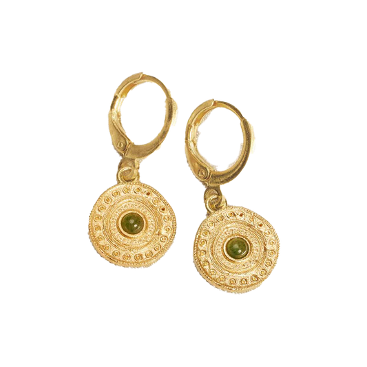 Alba Verde Earrings | Jewelry Gold Gift Waterproof