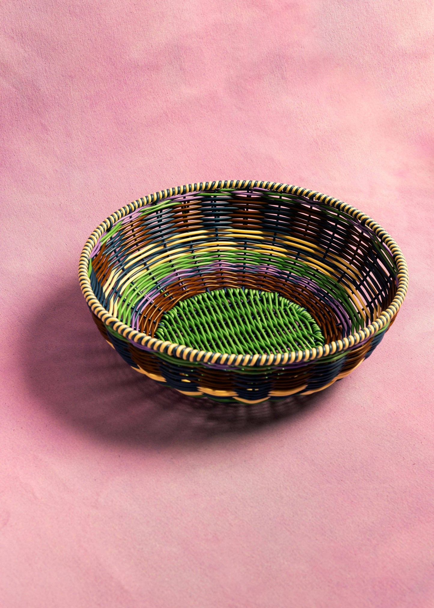 Maegen Woven Bowl - Brown/Green