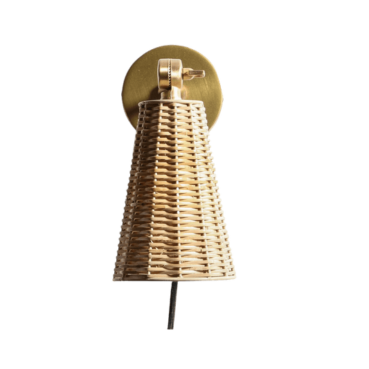 Limnos  Rattan Wall Lamp