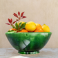 Tazekka Extra Large Green Moroccan Ceramic Bowl