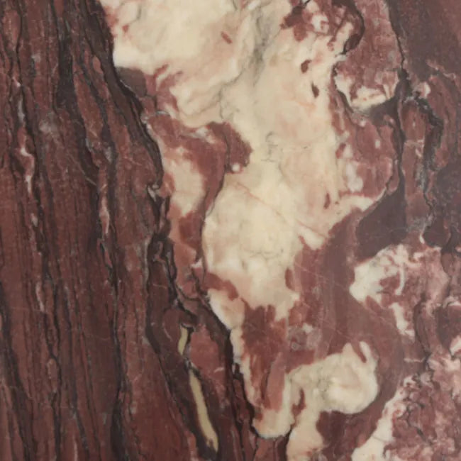 Rufus Stratum Vase Large - Carmine Marble