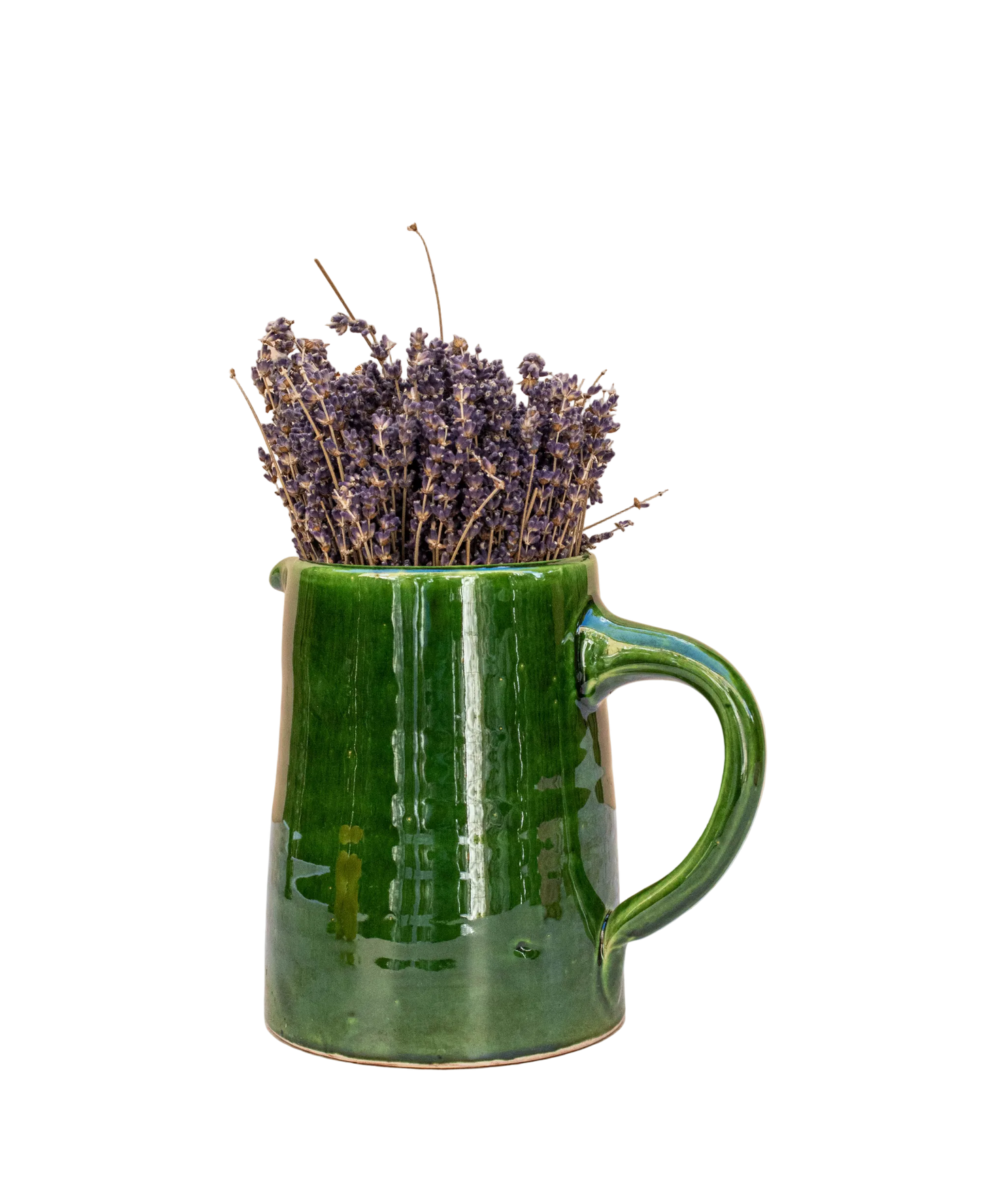 Tazekka Green Moroccan Ceramic Jug