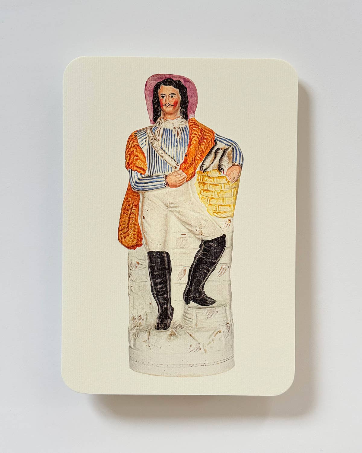 Fisherman with Silver Darlings Greeting card | Birthday Card