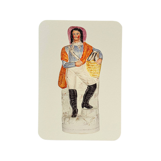 Fisherman with Silver Darlings Greeting card | Birthday Card