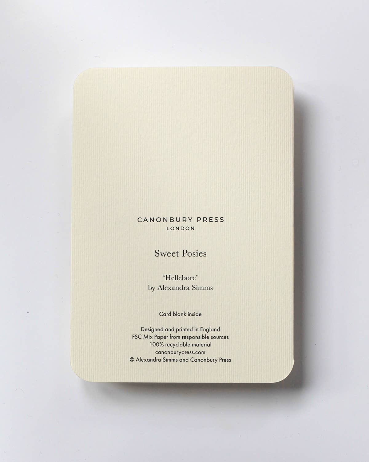 Posy of Hellebore Greeting Card | Birthday Card