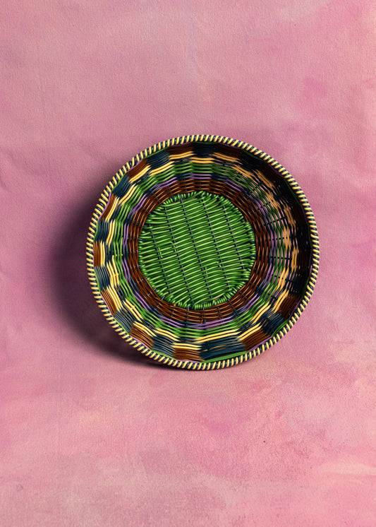 Maegen Woven Bowl - Brown/Green