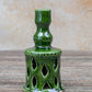 Moroccan Green Ceramic Candlestick Holder