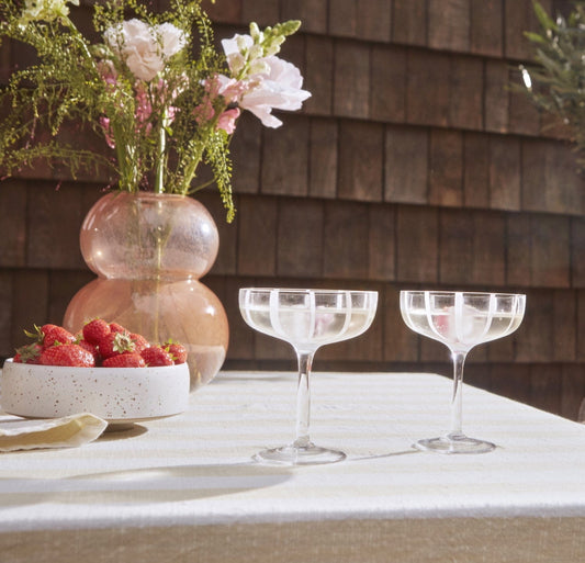 Mizu Coupe Clear Glass - Set of 2