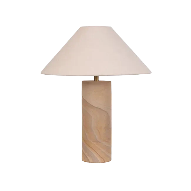 Easton Aurora Table Lamp Rainbow Sandstone/Snow