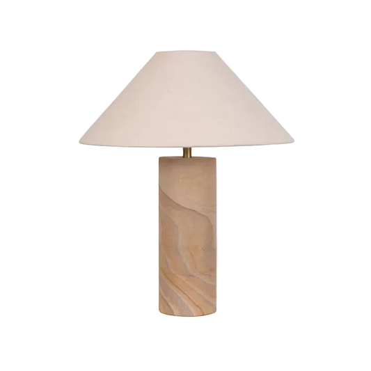 Easton Aurora Table Lamp Rainbow Sandstone/Snow