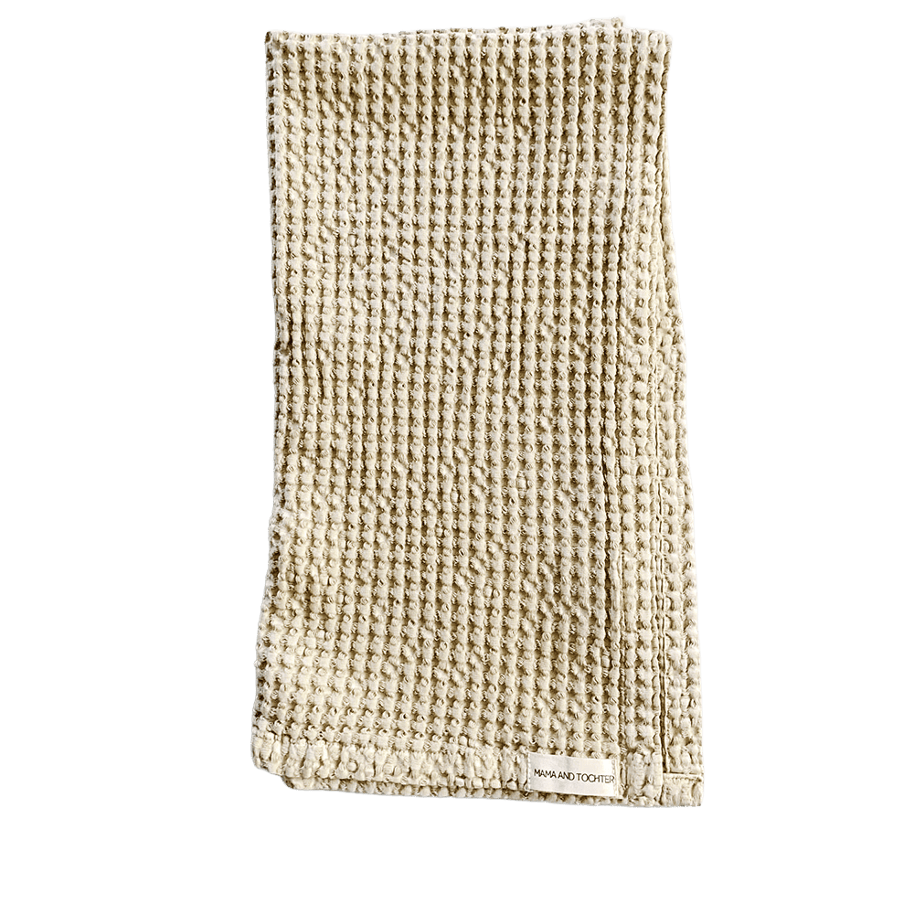 100% Organic Rustic Waffle Hand Towel/tea towel