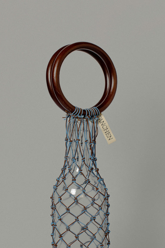 0/0 Wine Bag - Blue/Brown