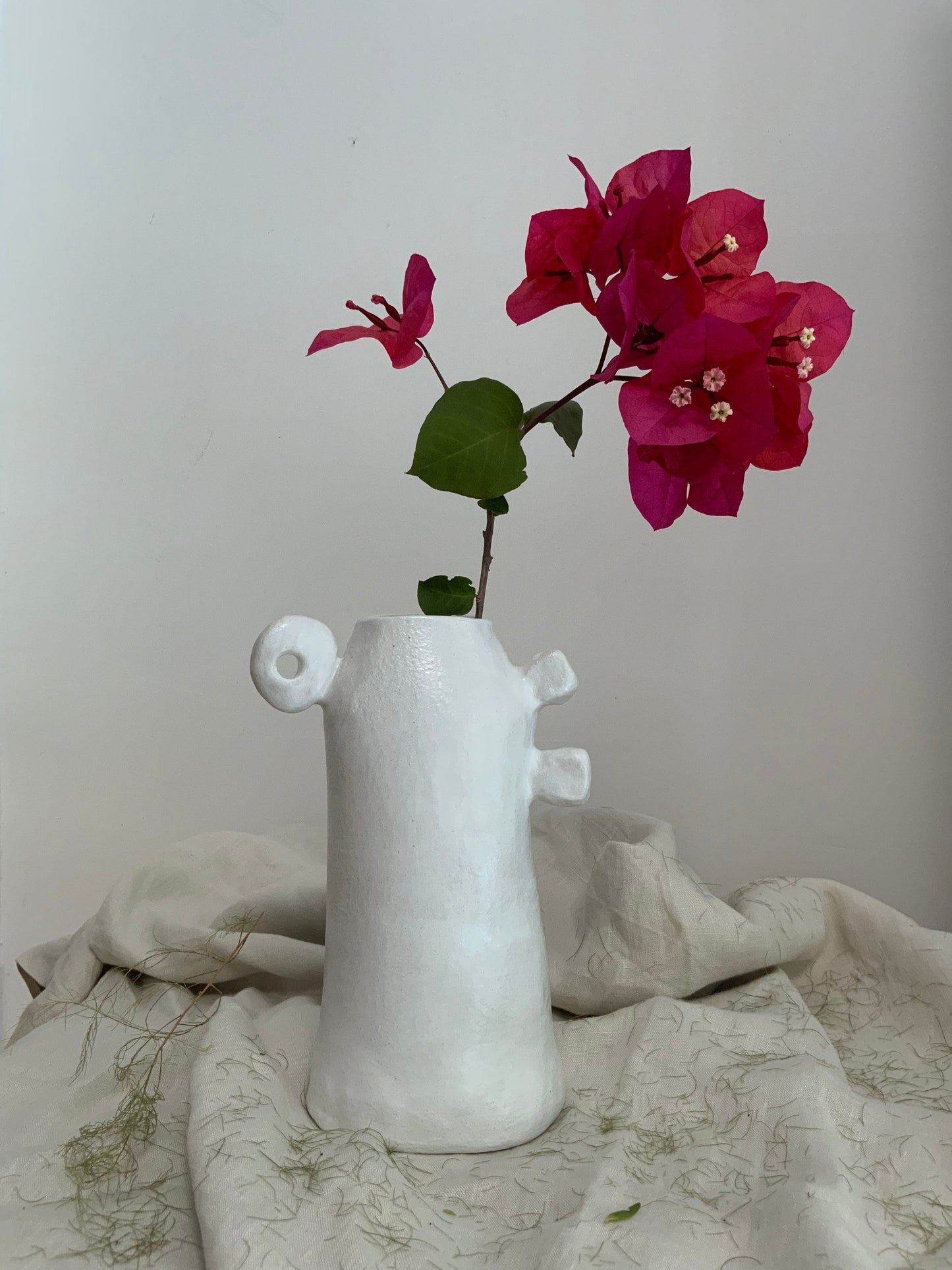 Organic Form Vase - Karen White