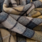Recycled Wool Picnic Blanket in Buchanan Natural Tartan