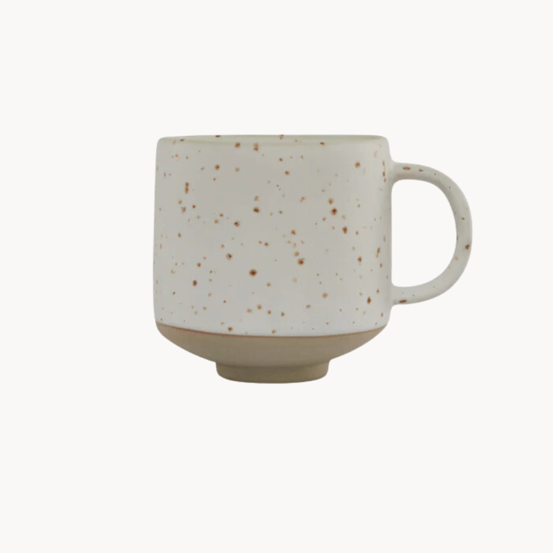 Hagi Cup - White/Light Brown
