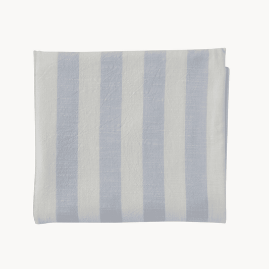 Striped Tablecloth 260x140 ice blue