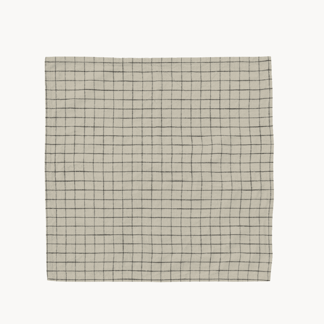 Grid Napkin - 2PK Clay