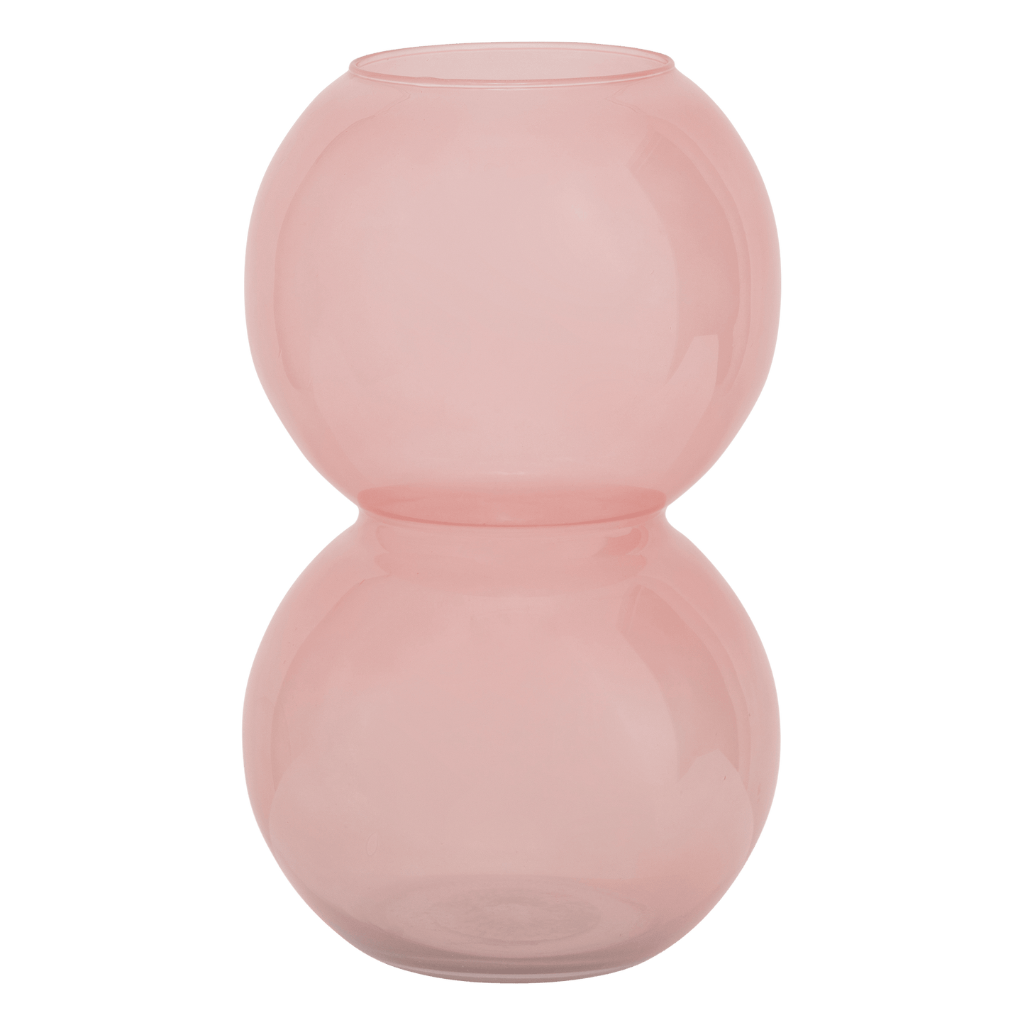 Recyled glass Bulb Vase, Pink